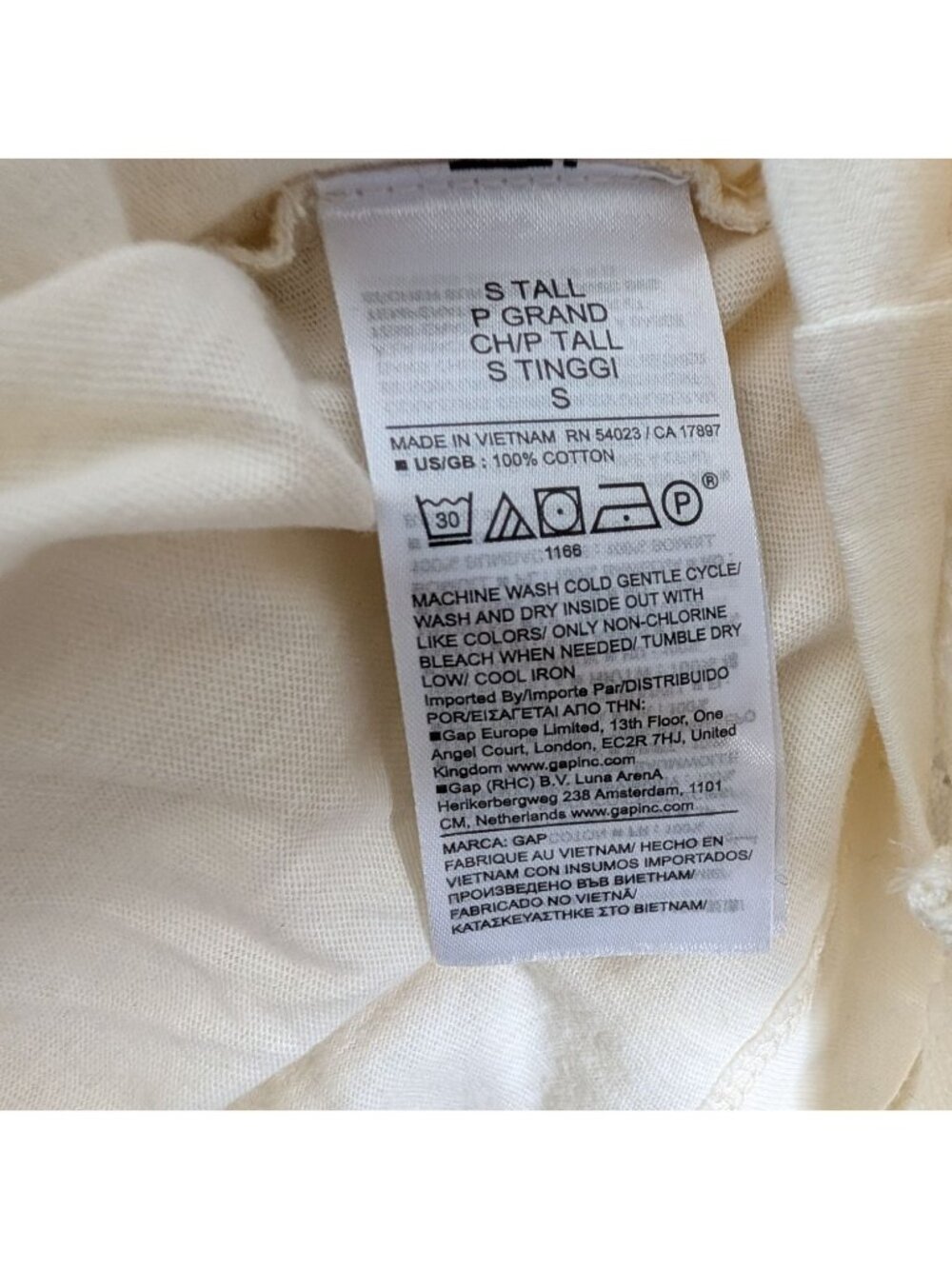 Gap Ivory Frost Pointelle Crochet Linen-Blend Mini Dress S Tall New - Picture 11 of 16